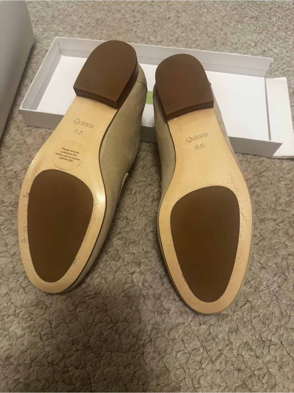 Quince Italian suede penny loafer - Picture 6 of 8